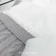 Зимняя крыжма для мальчика "Серая косичка с серебром"